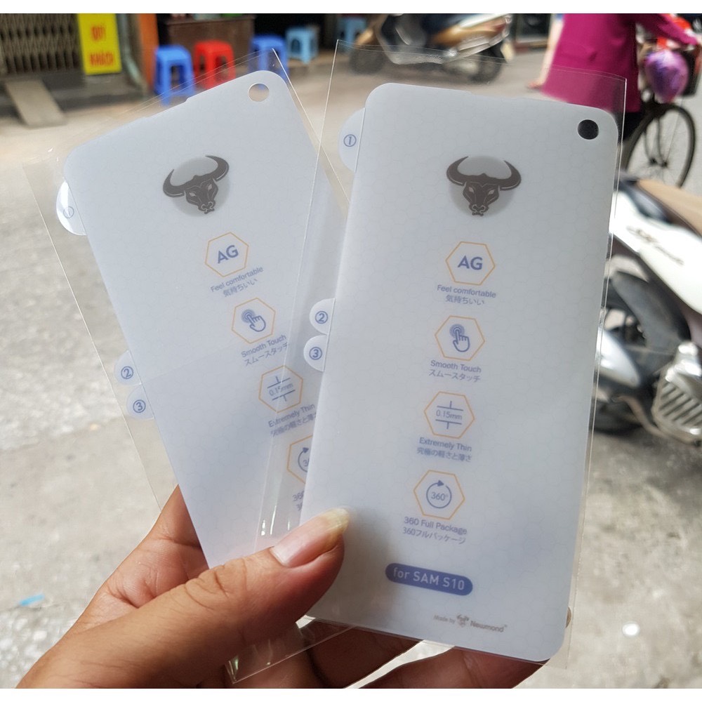 Dán dẻo chống vân PPF Samsung S8,S9,S8+,S9+,Note 8,Note 9,Note10, Note10+,S10,S10+,S20,S20 mặt trước full màn hình