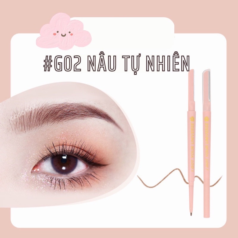 Chì kẻ lông mày 2 đầu gogotales