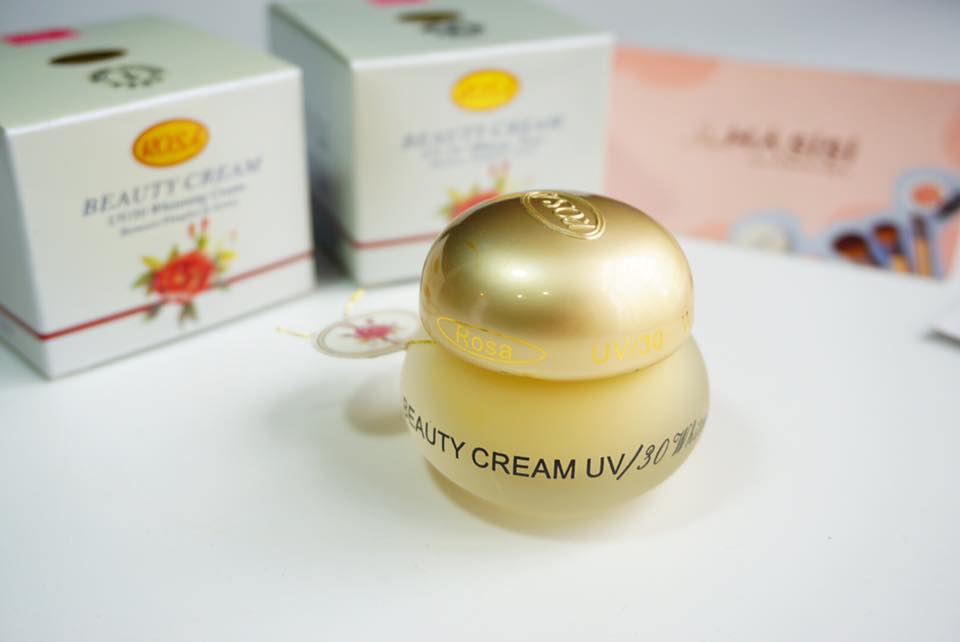 Kem dưỡng trắng da rosa beauty cream uv30 whitening cream 15g chính hãng - 6289