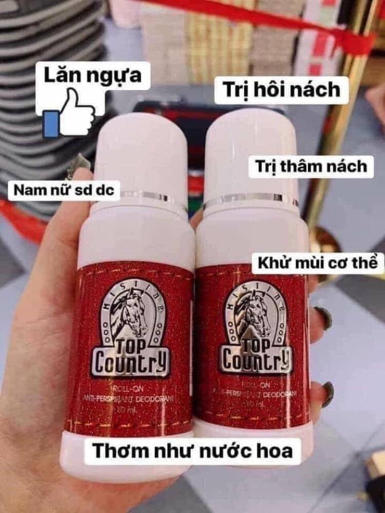 Lăn khử mùi TOP COUNTRY Thái Lan