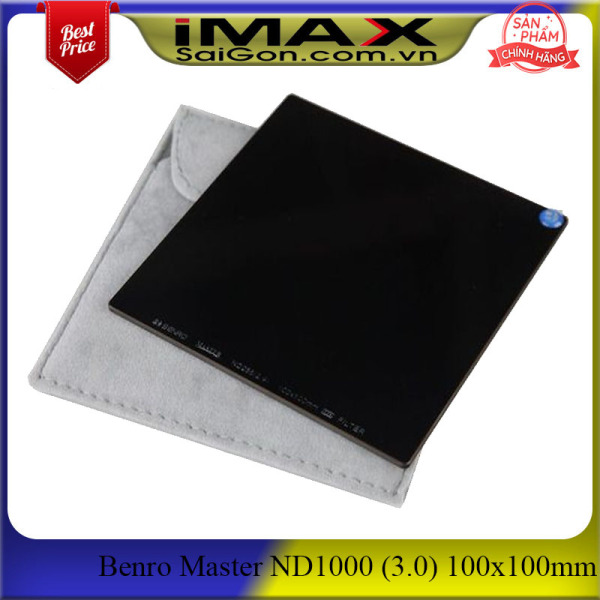 Kính lọc vuông Filter vuông Benro Master ND1000(3.0) 100x100mm, Giảm 10 Stop