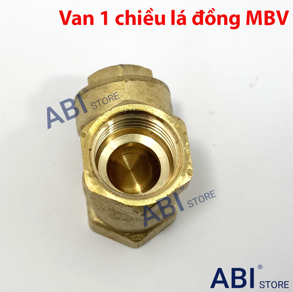 Van 1 chiều lá lật MBV dn15(1/2''), dn20(3/4''), dn25(1'') đồng cao cấp