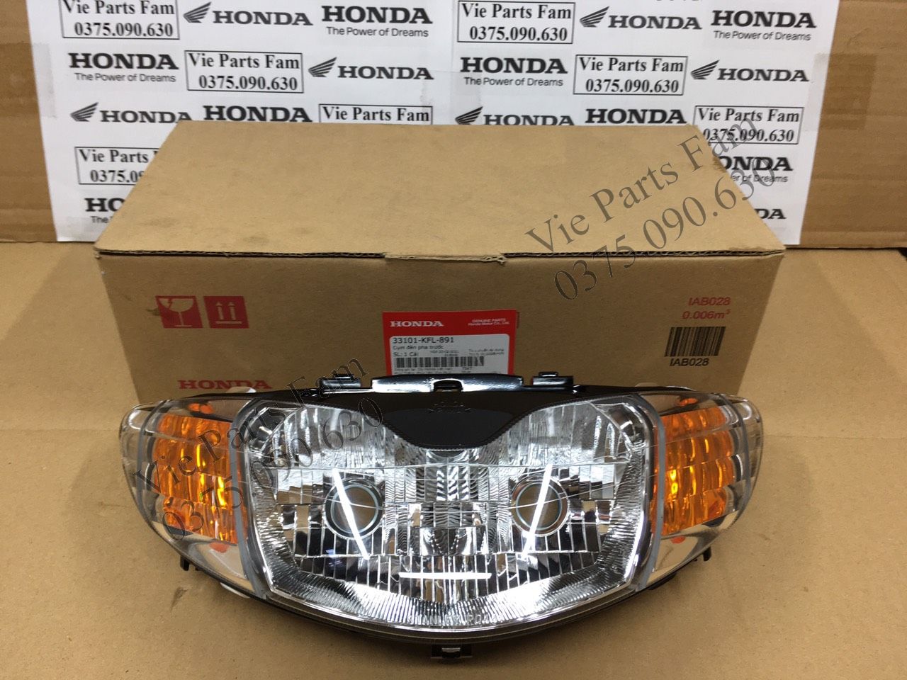 ĐÈN PHA FUTURE 1 / FUTURE ĐỜI ĐẦU (XI NHAN VÀNG HOẶC TRẮNG) CHÍNH HIỆU HONDA MOTOR VN