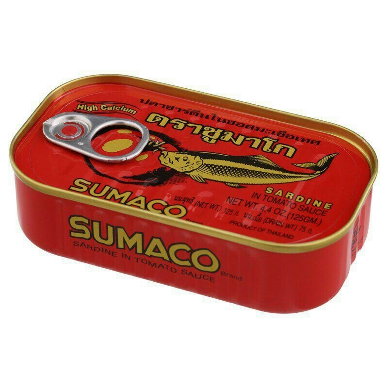 Cá mòi sốt cà sumaco thái lan - hộp125gram