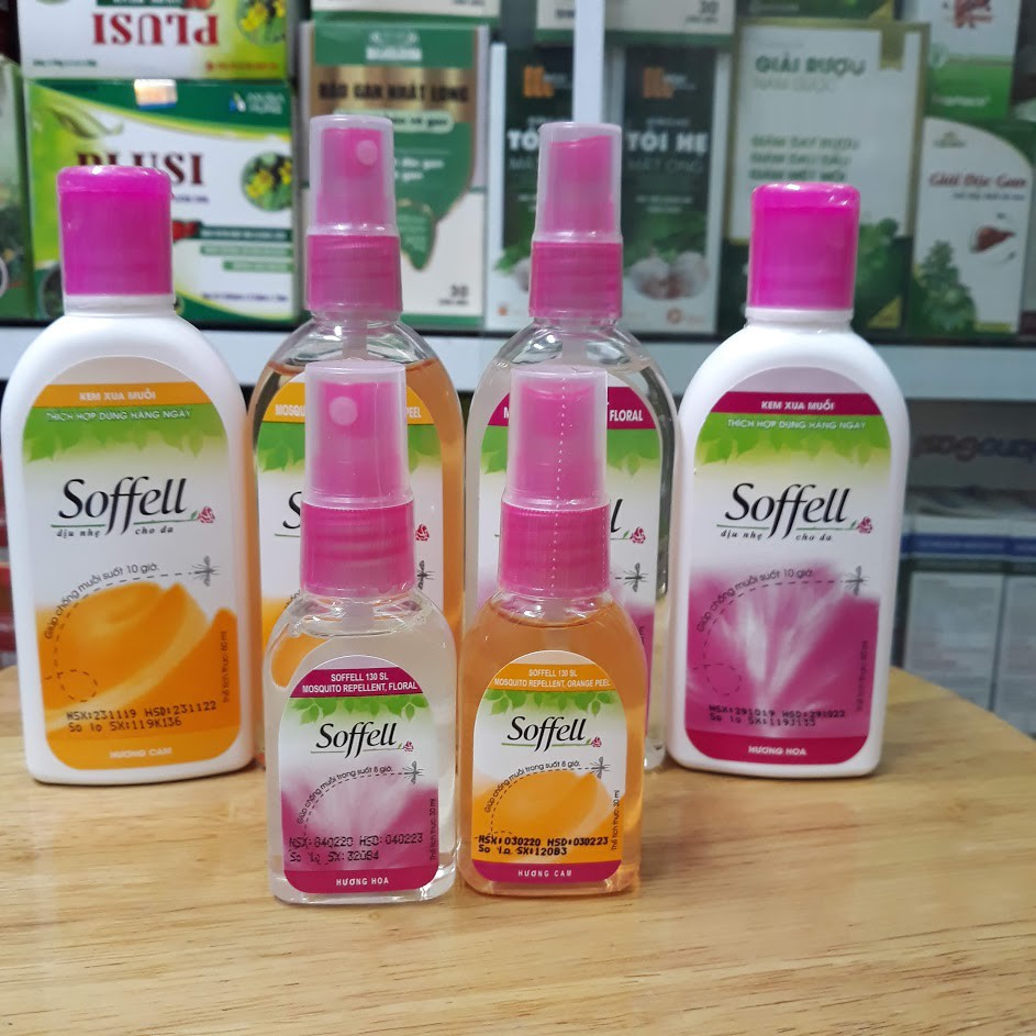 Xịt xua muỗi chống muỗi Soffell