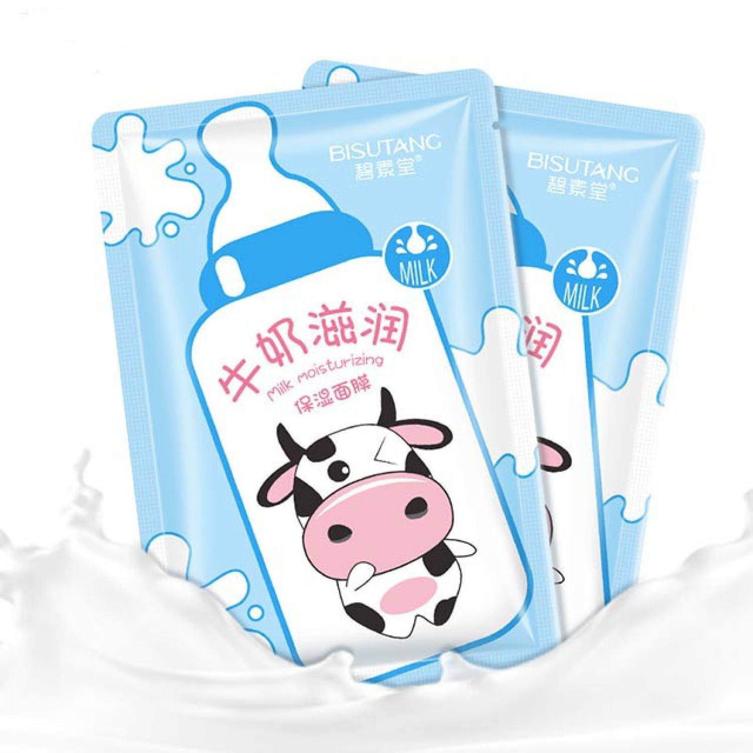 [HCM]Mặt Nạ Sữa Bò Tươi Milk Moisturizing Mask Bisutang