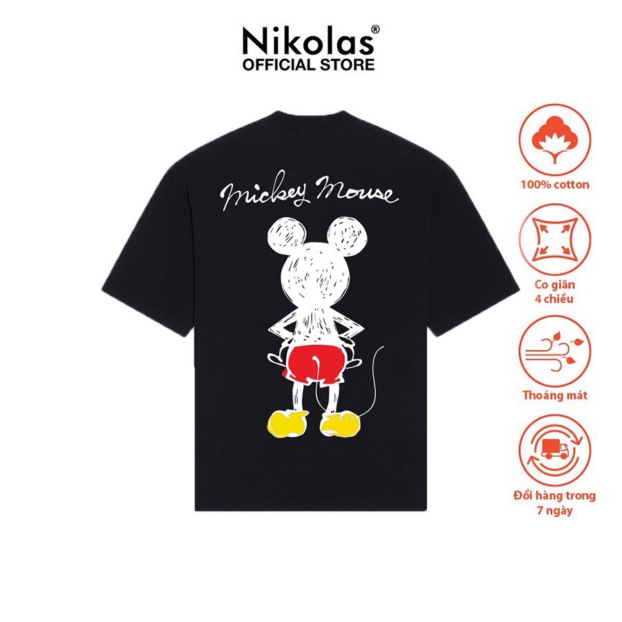LUCKÁo thun trẻ em Nikolas 100% Cotton MICKEY MOUSE V2