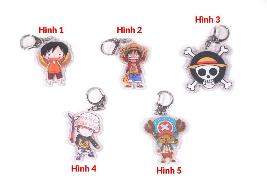 [thanh lý bán lỗ] Móc khóa Anime Acrylic Mica Chibi - One Piece [PKA] [KS18]