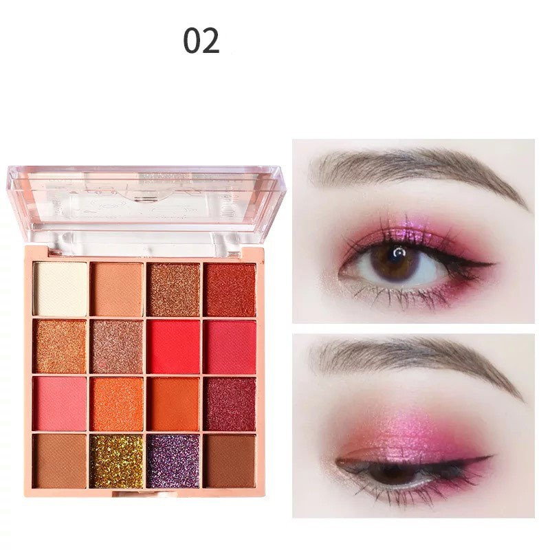 [HCM]phấn mắt 16 ô lameila chất phấn mịn bám lâu[HOT]