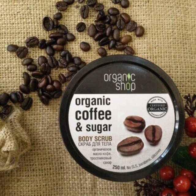 Muối Cà Phê Tẩy Tế Bào Chết Body Scrub 250ml