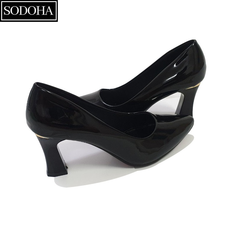 Giày cao gót nữ gót đồng SODOHA gót cao 7cm SDH266