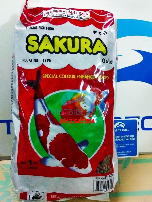 Thức ăn cá Sakura 1kg