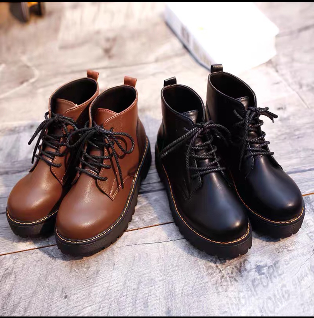 Giày ulzzang,Bốt nữ,Boots basic 4p hàng cao cấp bán chạy nhất hiện nay