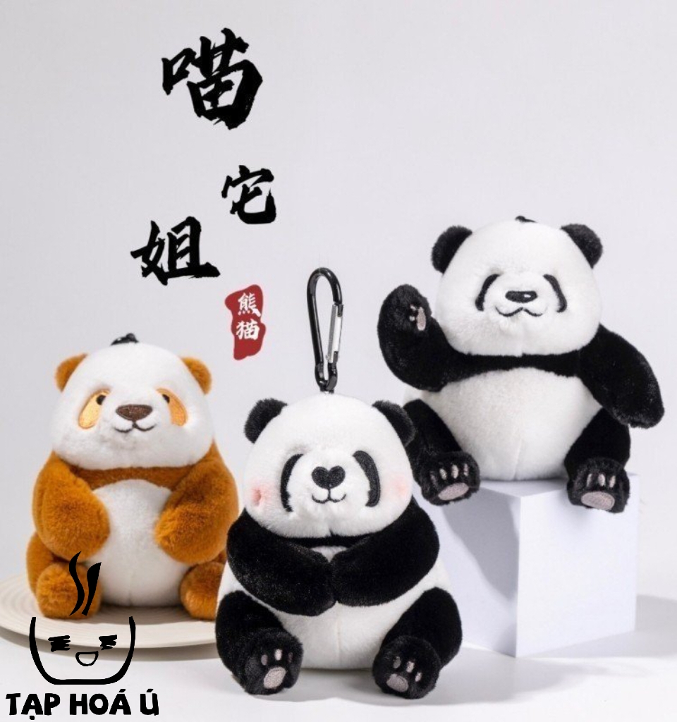 GẤU BÔNG, MÓC KHÓA GẤU TRÚC SIMULATION PANDA