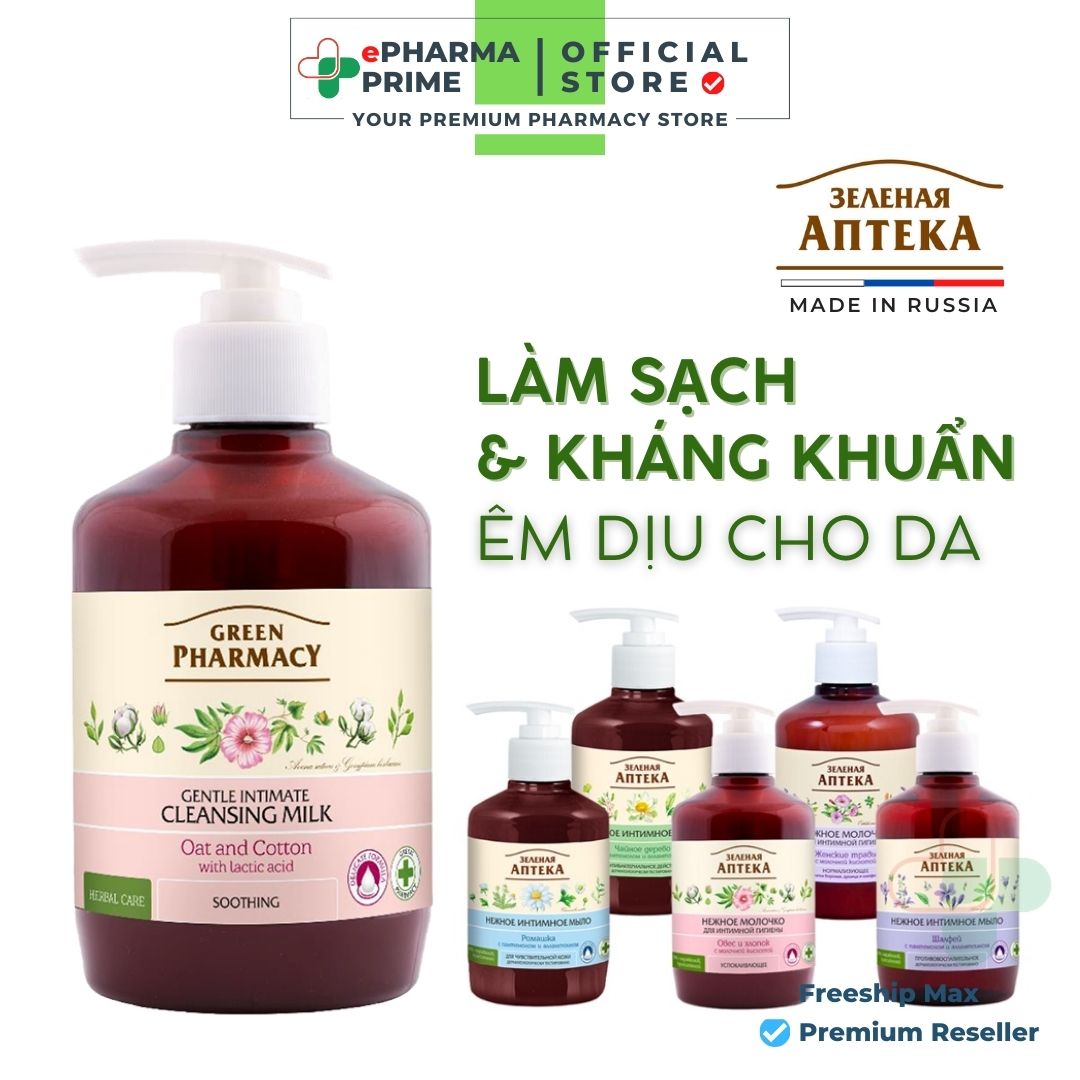 Dung Dịch Vệ Sinh Phụ Nữ Apteka Dạng Gel 370ml