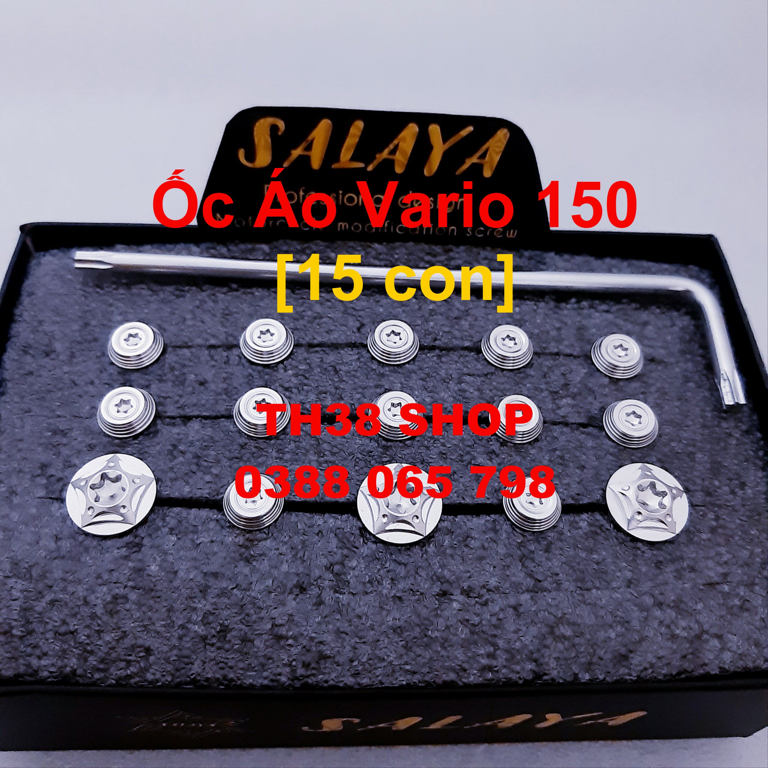 ốc áo vario salaya mẫu mới [15 con]
