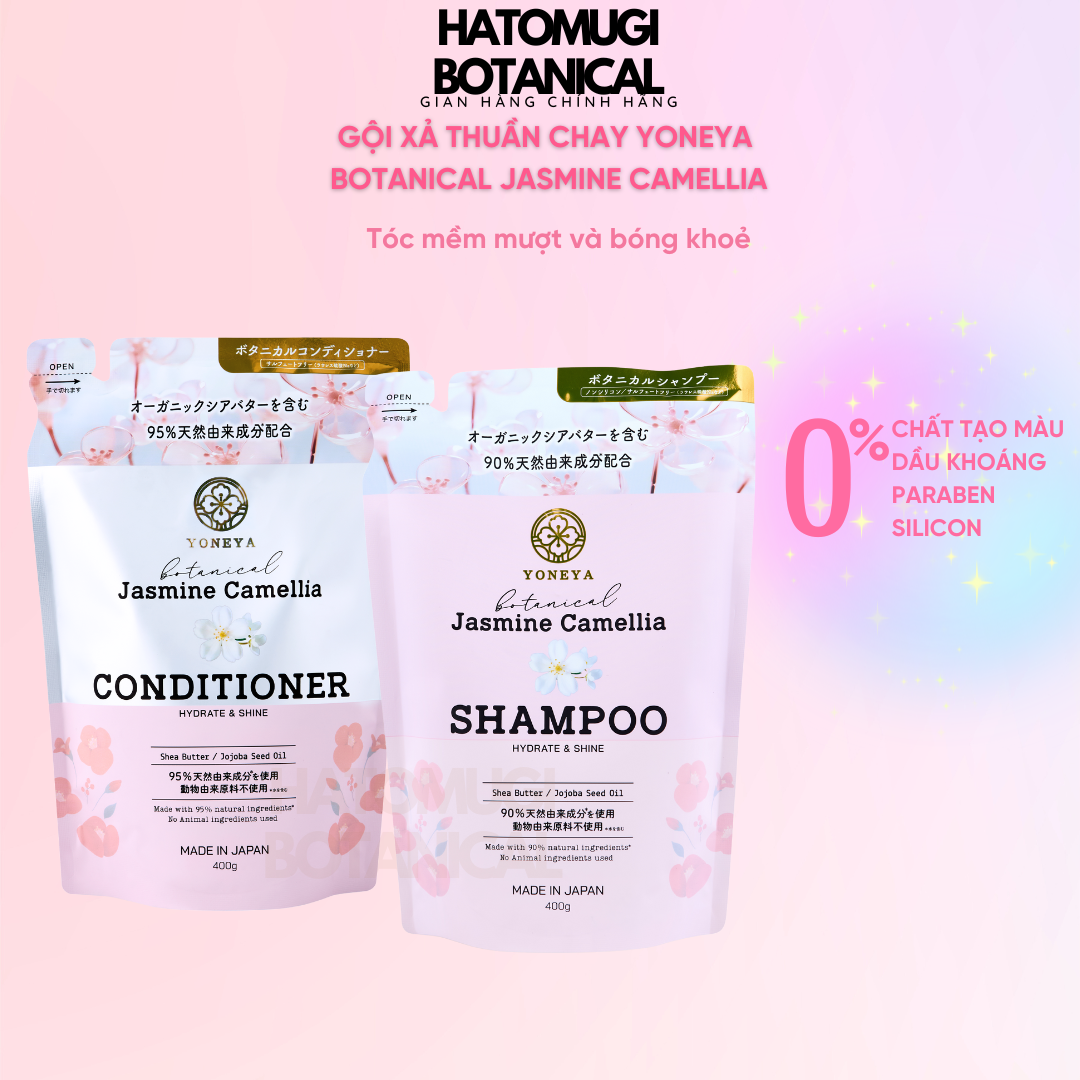   Bill Nhật  Combo Gội xả HATOMUGI NHẬT giảm rụng phồng tóc kiềm dầu & Serum tinh chất mọc tóc dạng xịt 