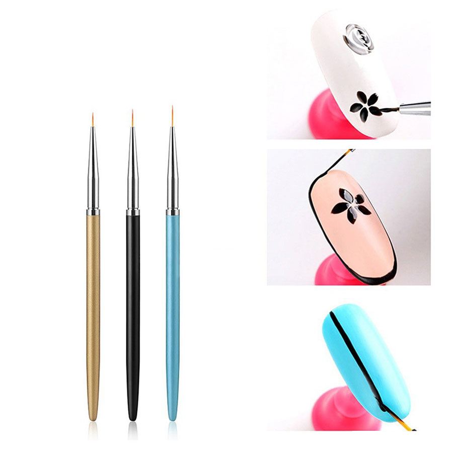 bộ 3 cọ vẽ làm móng