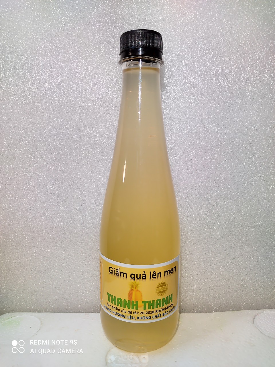 Giấm hữu cơ Thanh Thanh (1 chai dứa, chuối hoặc táo mèo), 500ml