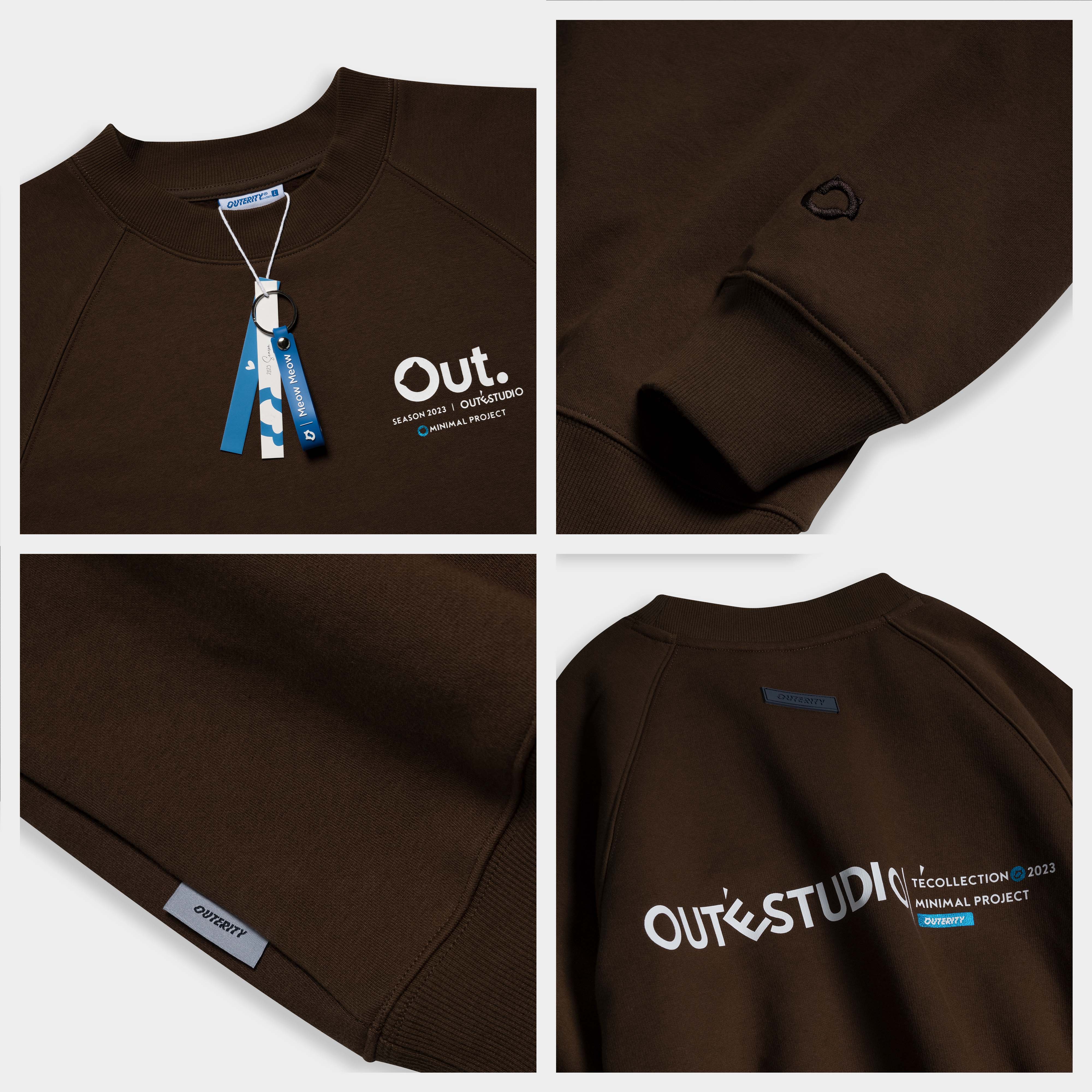 Áo Sweater Outerity Collection TÉ / Màu Nâu - ASO3003