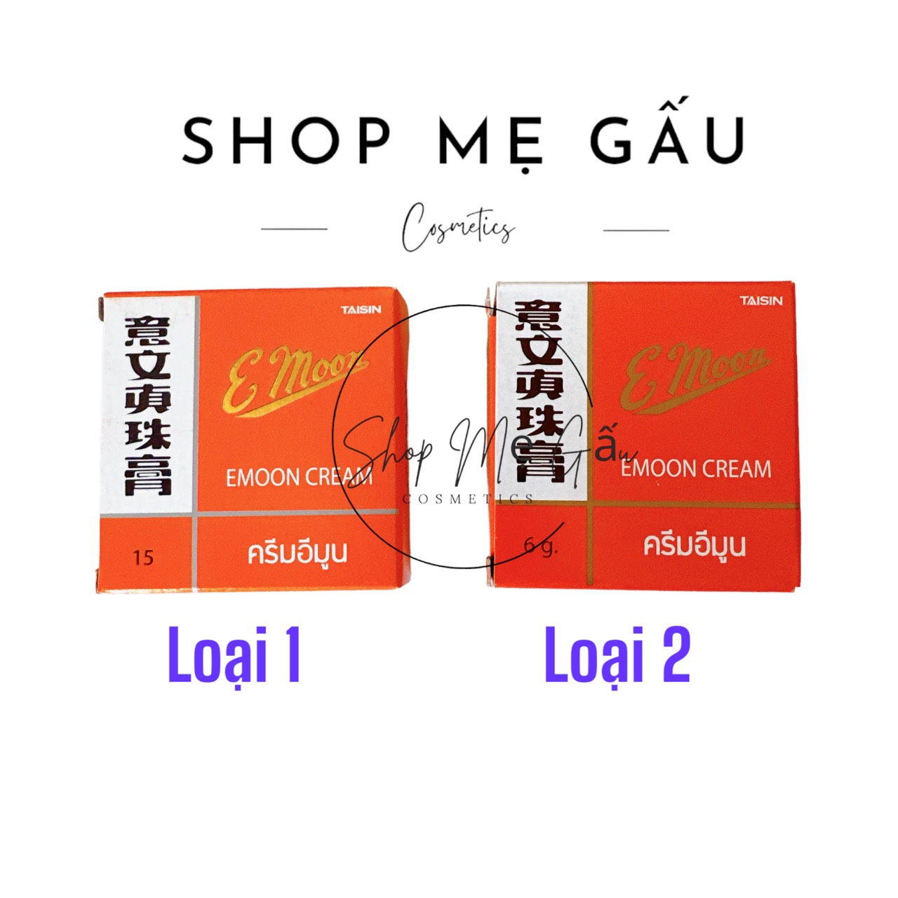 LẺ 01 hũ kem trắng da EMoon thái 6g