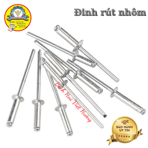 100gram Đinh rút nhôm, đinh rive đủ kích thước 3li, 4li, 5li