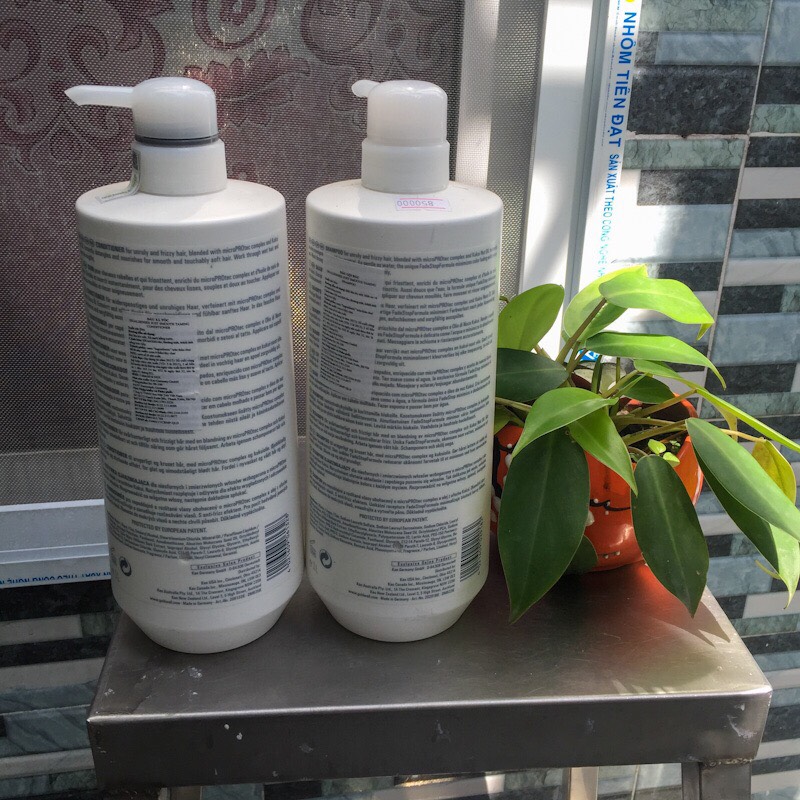 Dầu gội xả suôn mượt Goldwell Just Smooth (2 x 1000ml)