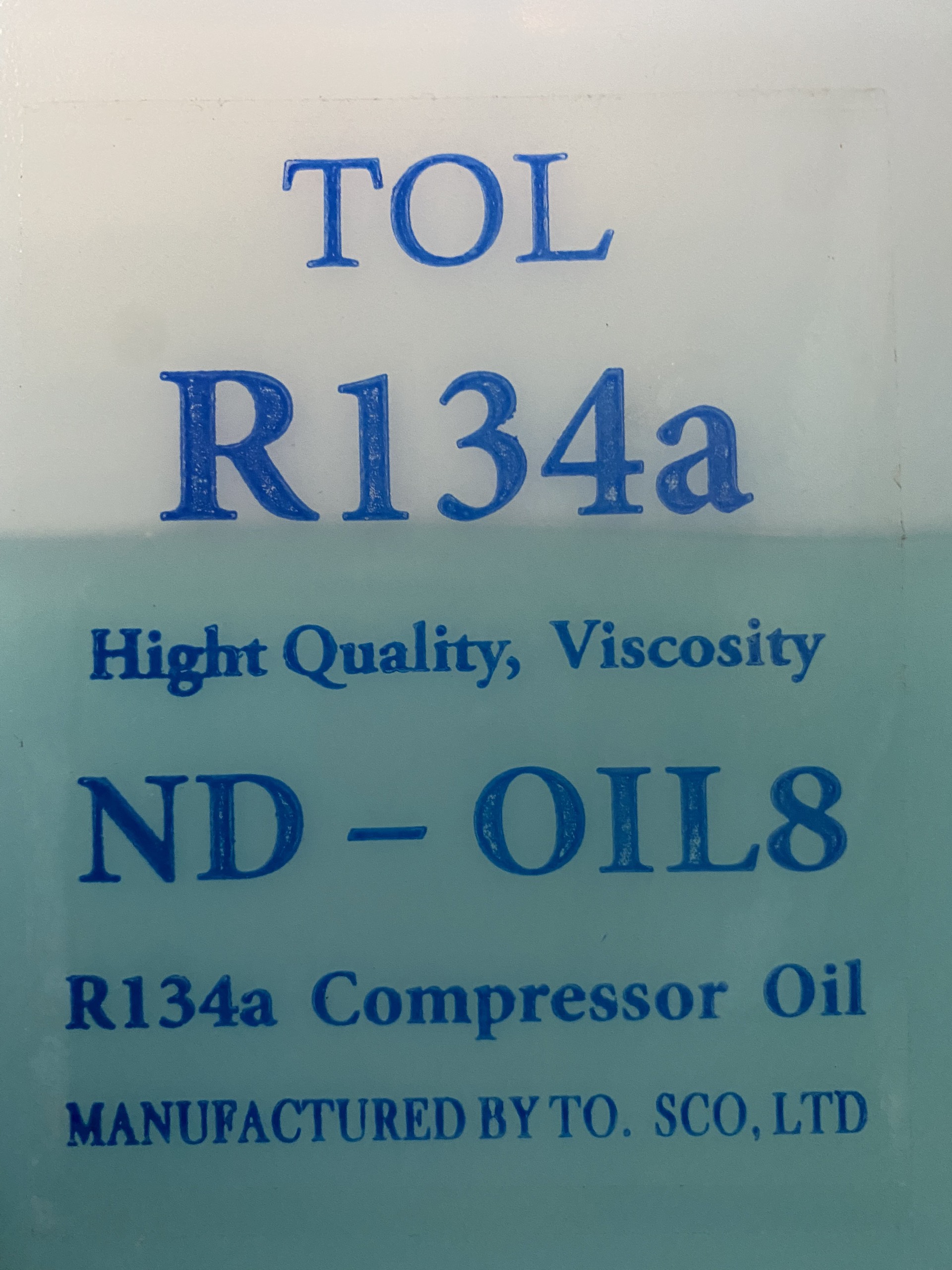 Nhớt tủ lạnh R134A 500ml hiệu quả tốt