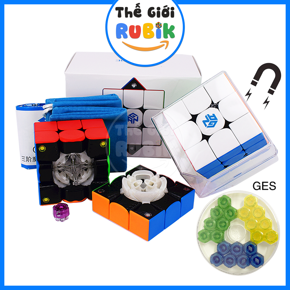 Rubik gan 354m v2 nam châm có ges giá rẻ. rubik gan 354 m v2 3x3 standard & explorer.