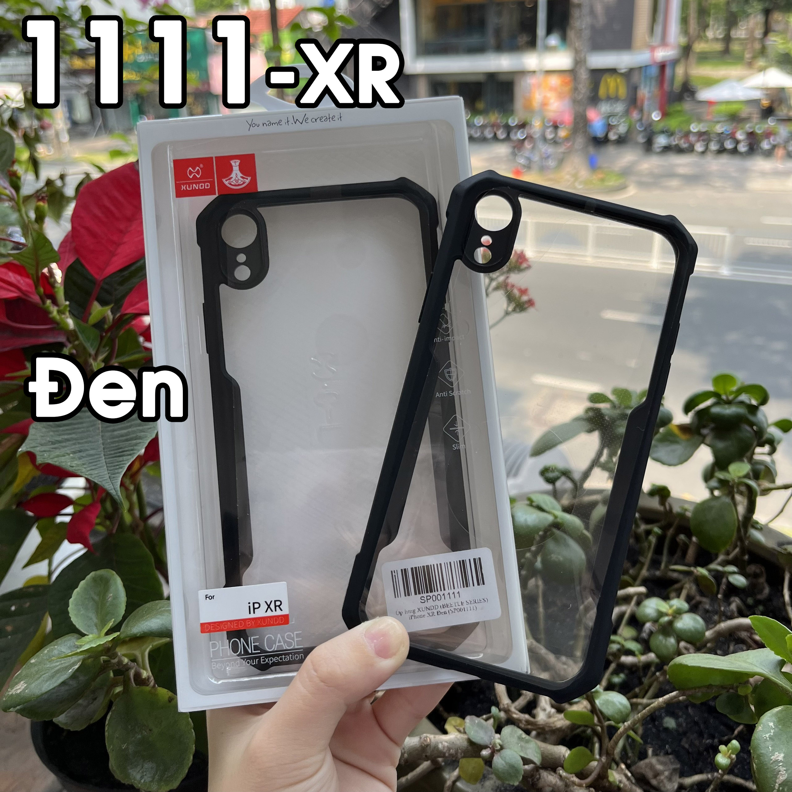 [Giao Hỏa Tốc] Ốp lưng XUNDD iPhone XR / X / XS / XS Max - Chống shock, Mặt lưng trong, Chính Hãng - Beatle Series ( Đen )