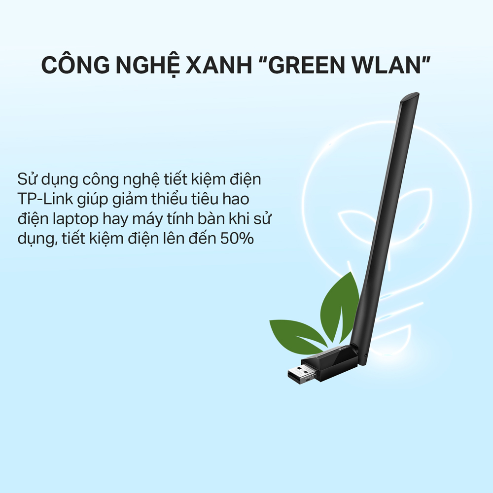 [🔥Bán Chạy🔥] Bộ Chuyển Đổi USB Wifi TP-Link Archer T2U Plus Chuẩn AC600 Mbps