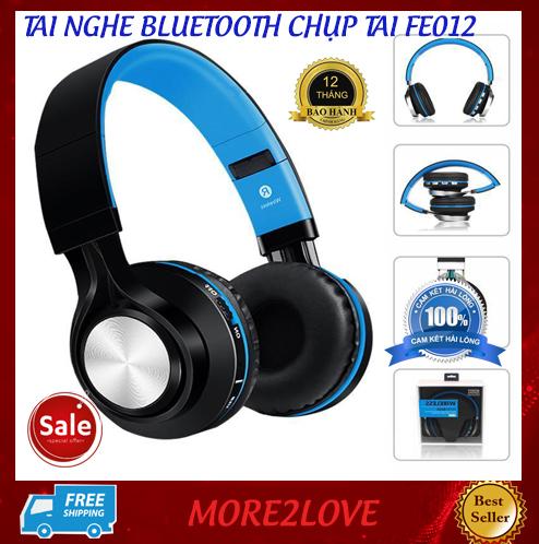 Tai Nghe Nhạc Chụp Tai Xanh, Mua Tai Nghe Không Dây Bluetooth Fe012 ở đâu uy tín, Tai Nghe Bluetooth âm thanh hay. Âm Bass Trung Thực, Có Micro Để Nói Chuyện, Kiểu Dáng Thời Trang Cao Cấp Kèm Dây Line 3.5 Mm, Bảo Hành Lâu Dài.