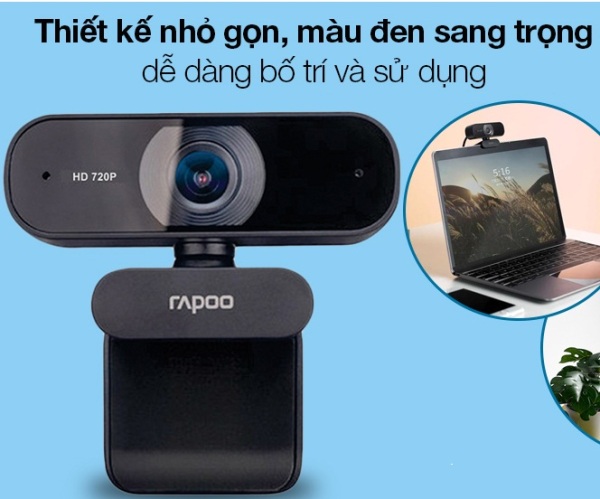 Webcam Rapoo C200 FullHD 720p Tích hợp Micro chung cổng USB hình ảnh HD siêu nét - CHÍNH HÃNG 100 - BH 24 THÁNG ĐỔI MỚI