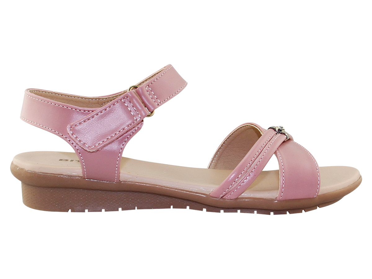 SANDAL ĐẾ BẰNG NỮ Bita's SYN.262 ( Đen + Hồng + Kem + Trắng )