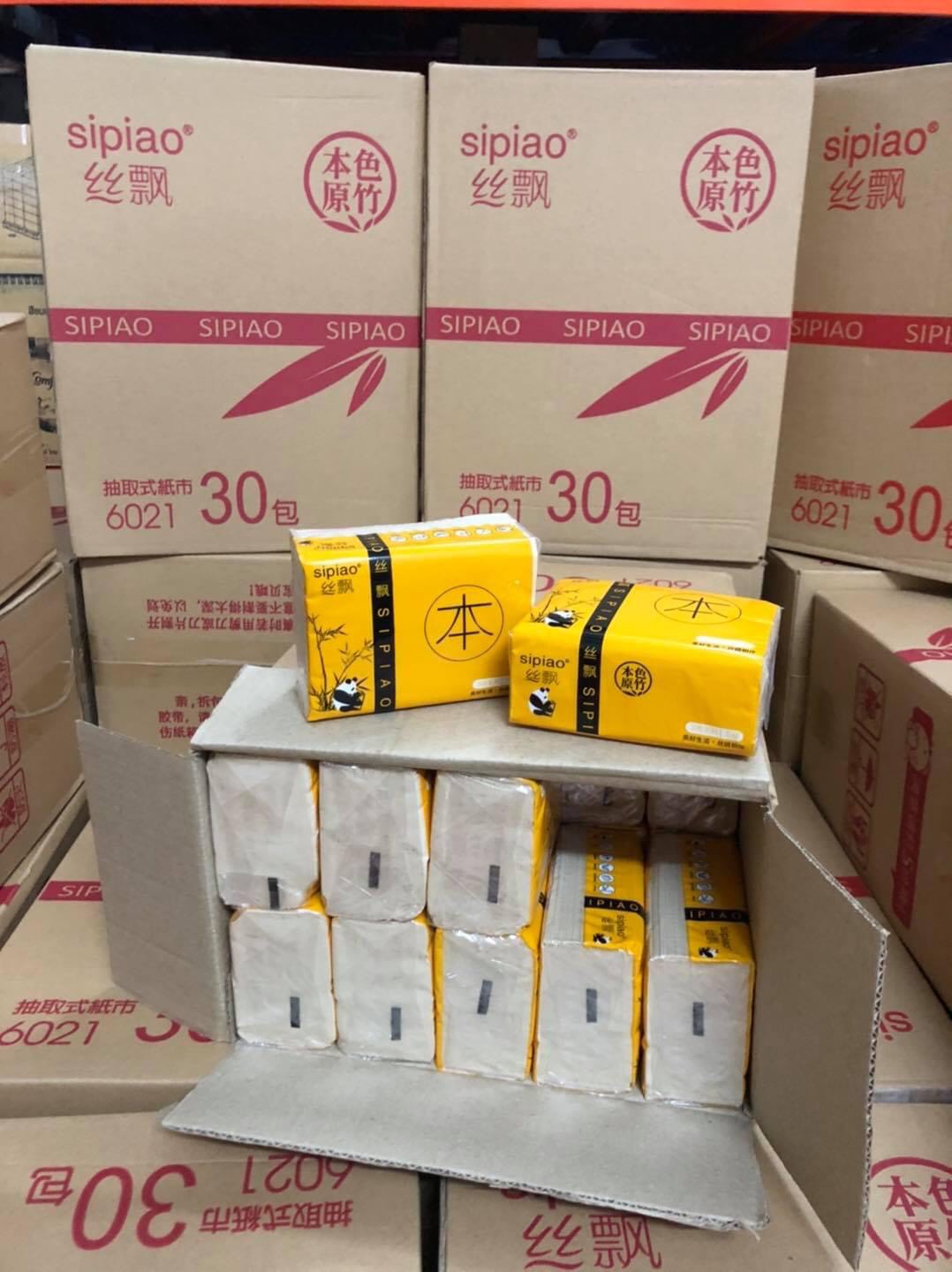 [HCM] 1 gói Khăn giấy gấu trúc sipiao