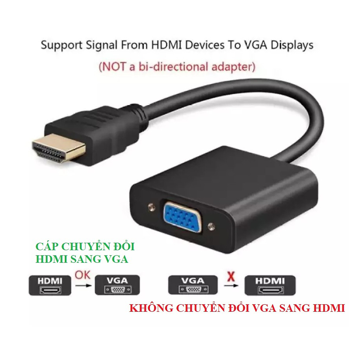 Dây chuyển đôi dvi sang hdmi