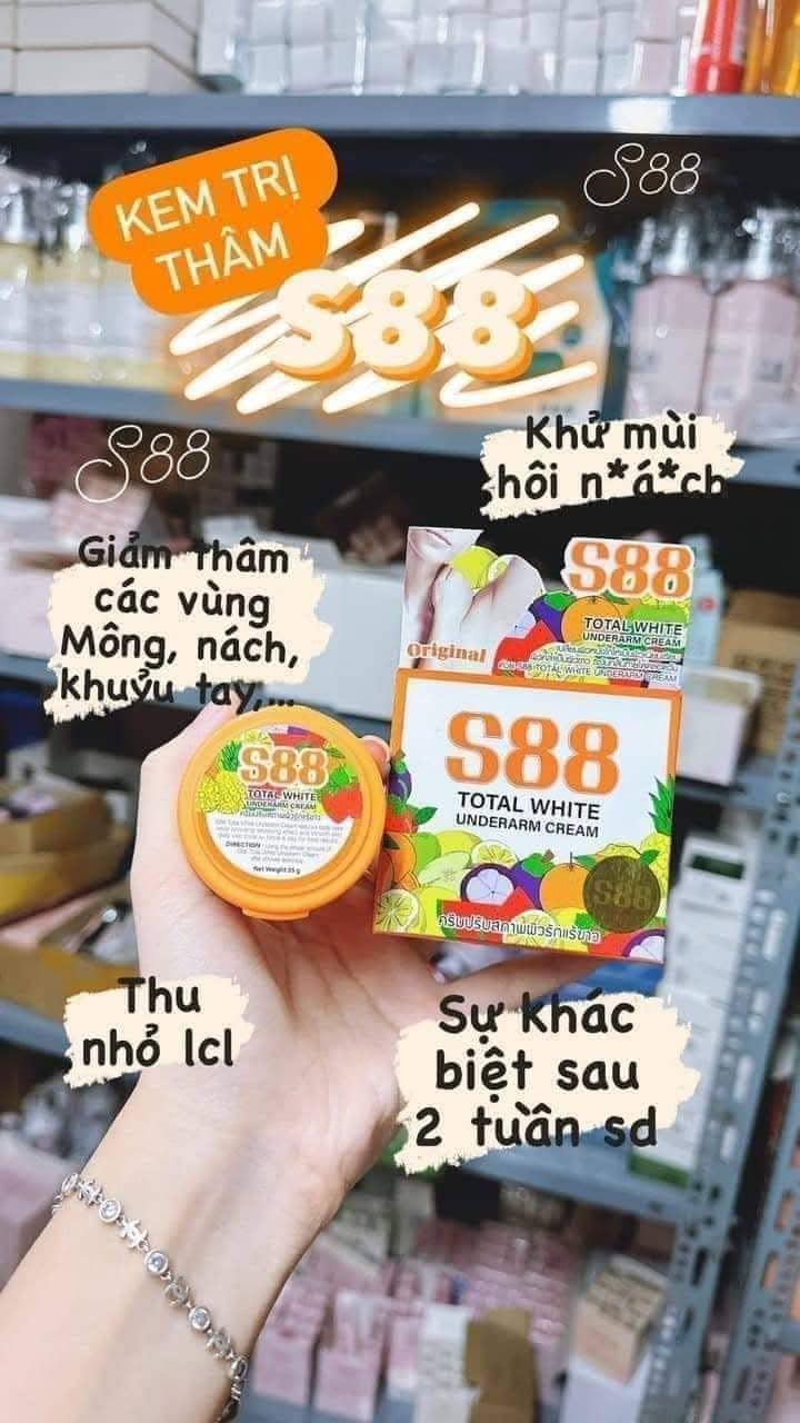 Kem xóa thâm nách S88 Total - 88 Total White Thailand