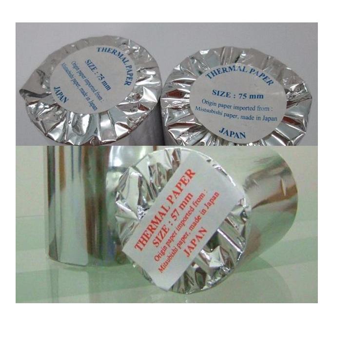 100 cuộn giấy in nhiệt 75mm