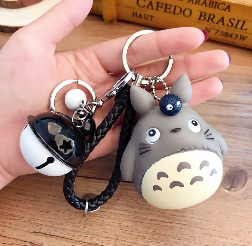 Móc khóa Totoro silicon móc khóa hoạt hình móc khóa chibi dễ thương