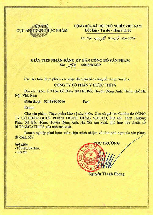 Thải độc gan - Cao cà gai leo Cathita