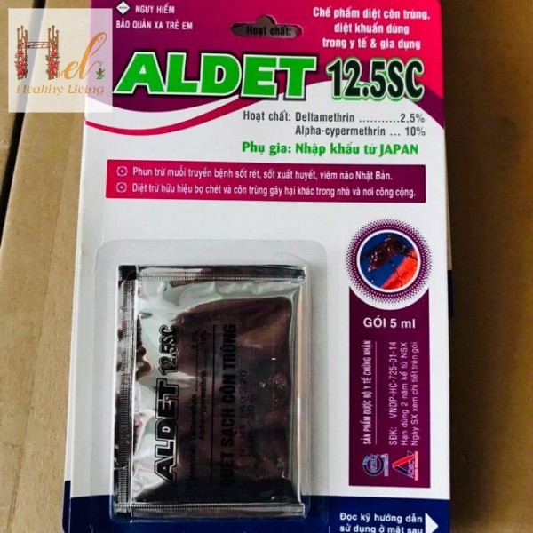 Chế phẩm diệt muỗi ALDET 12.5SC (5ml)