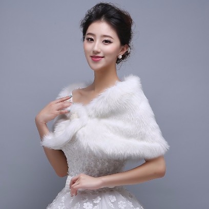 ÁO CHOÀNG CÔ DÂU - Khăn Choàng Lông Cô Dâu 120 Số 4