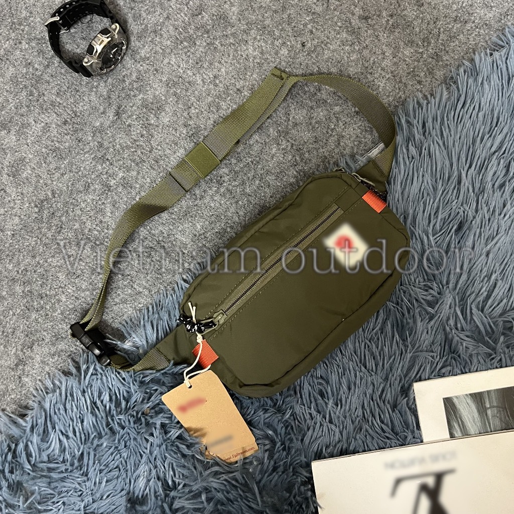 Túi đeo chéo đeo hông nam nữ fjallraven high coast hip pack có thể cuộn nhỏ thời trang phượt du lịch kháng nước nhẹ