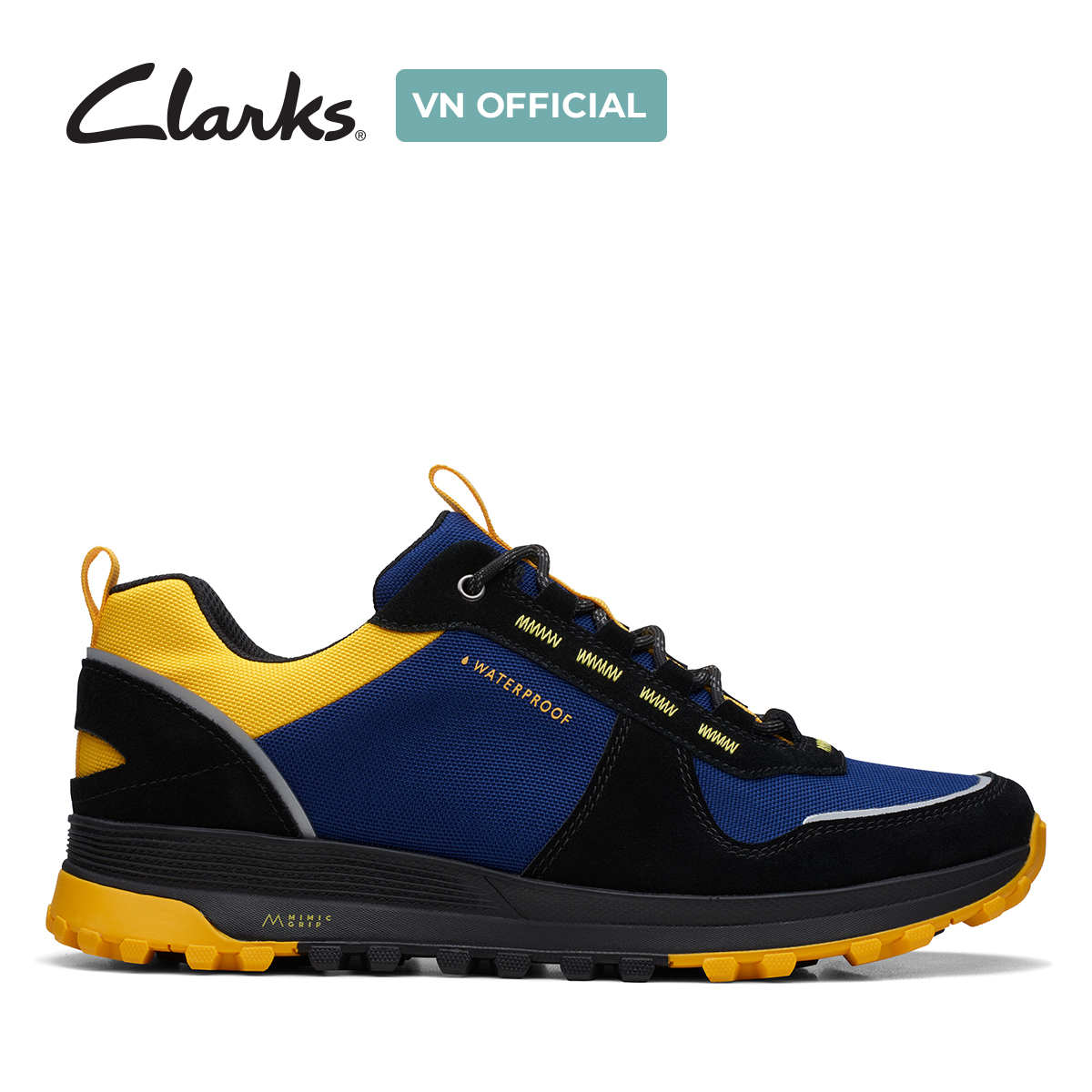 Giày sneaker da lộn nam clarks - atltrekwalkwp