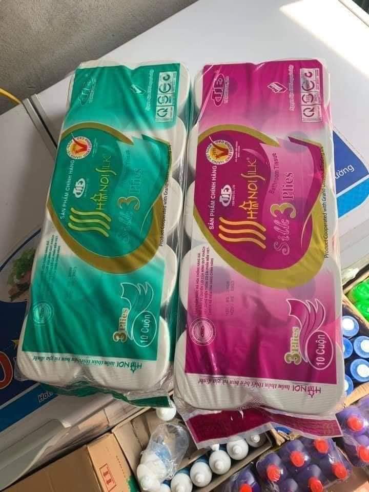 GIẤY VỆ SINH HÀ NỘI SILK HÀNG ĐỦ 1.6KG