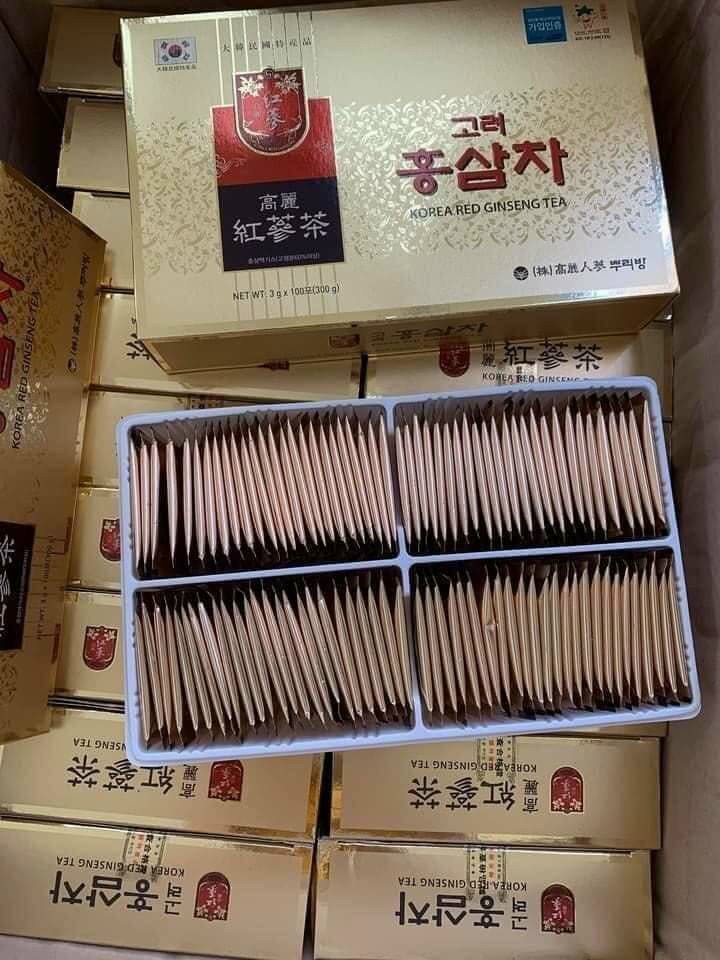 Trà Hồng Sâm  Korea Red Ginseng Tea Hàn Quốc