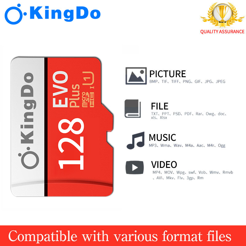 Thẻ Nhớ MicroSDXC Kingdo Ultra 128GB Class 10 100MB/s