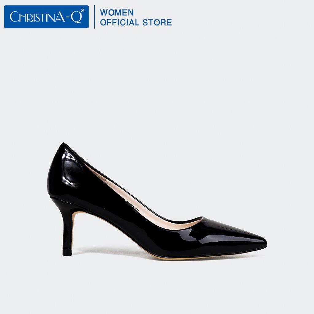 Giày Nữ Cao Gót Bít Mũi Nhọn ChristinA-Q GBN320