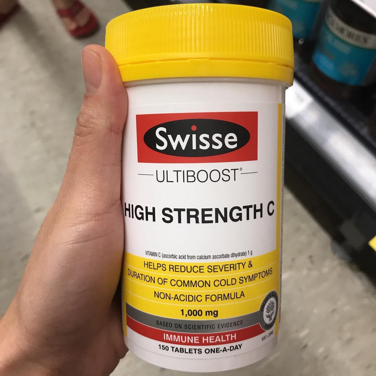 Vitamin C Swisse Ultiboost High Strength C 1000mg 150 Tablets