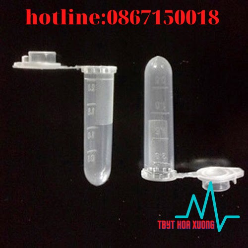 Eppendorf 0.5ml - ống ly tâm 0,5ml, túi1000 cái